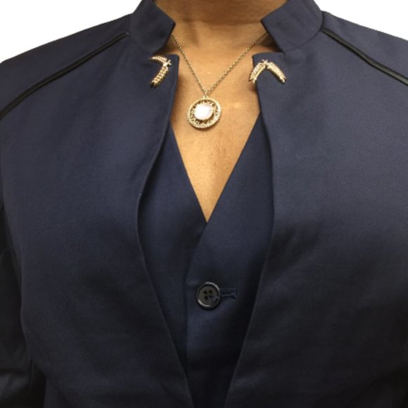 Ladies Blue Size M Business Suit - Picture 3 of 13